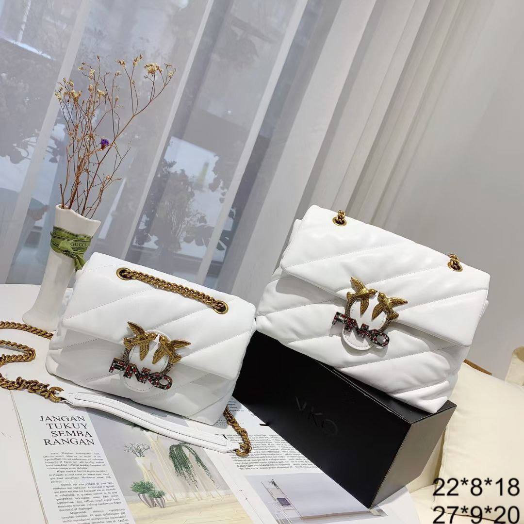 PINKO Chic Black Bag 🖤🤍 Top Quality