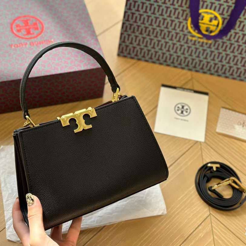 Tory Burch: Chic Black & Beige Crossbody 🖤👜✨