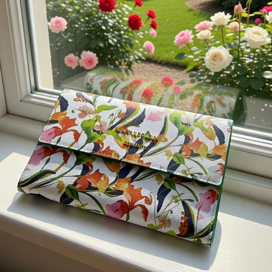Ted Baker Floral Multi-Task Pouch 🌸🌿 Passport & Money Wallets