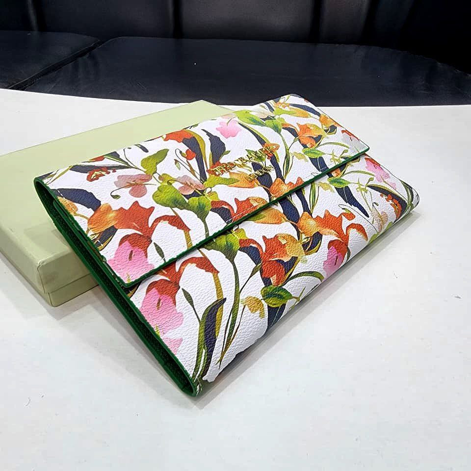 Ted Baker Floral Multi-Task Pouch 🌸🌿 Passport & Money Wallets