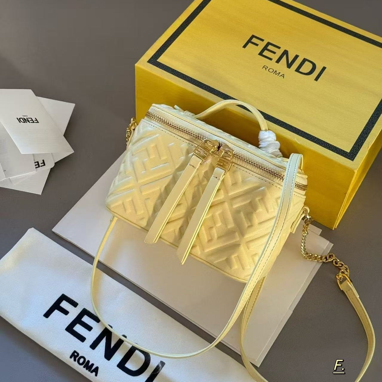 FENDI Mirror Original Bag: Chic PU Leather 💖👜