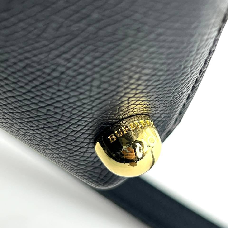 Burberry Two Tone Structured Handbag