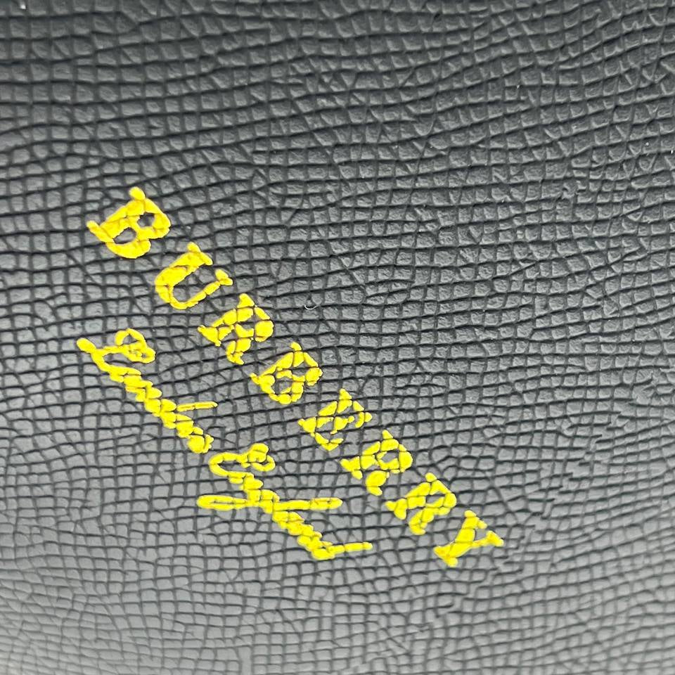 Burberry Two Tone Structured Handbag