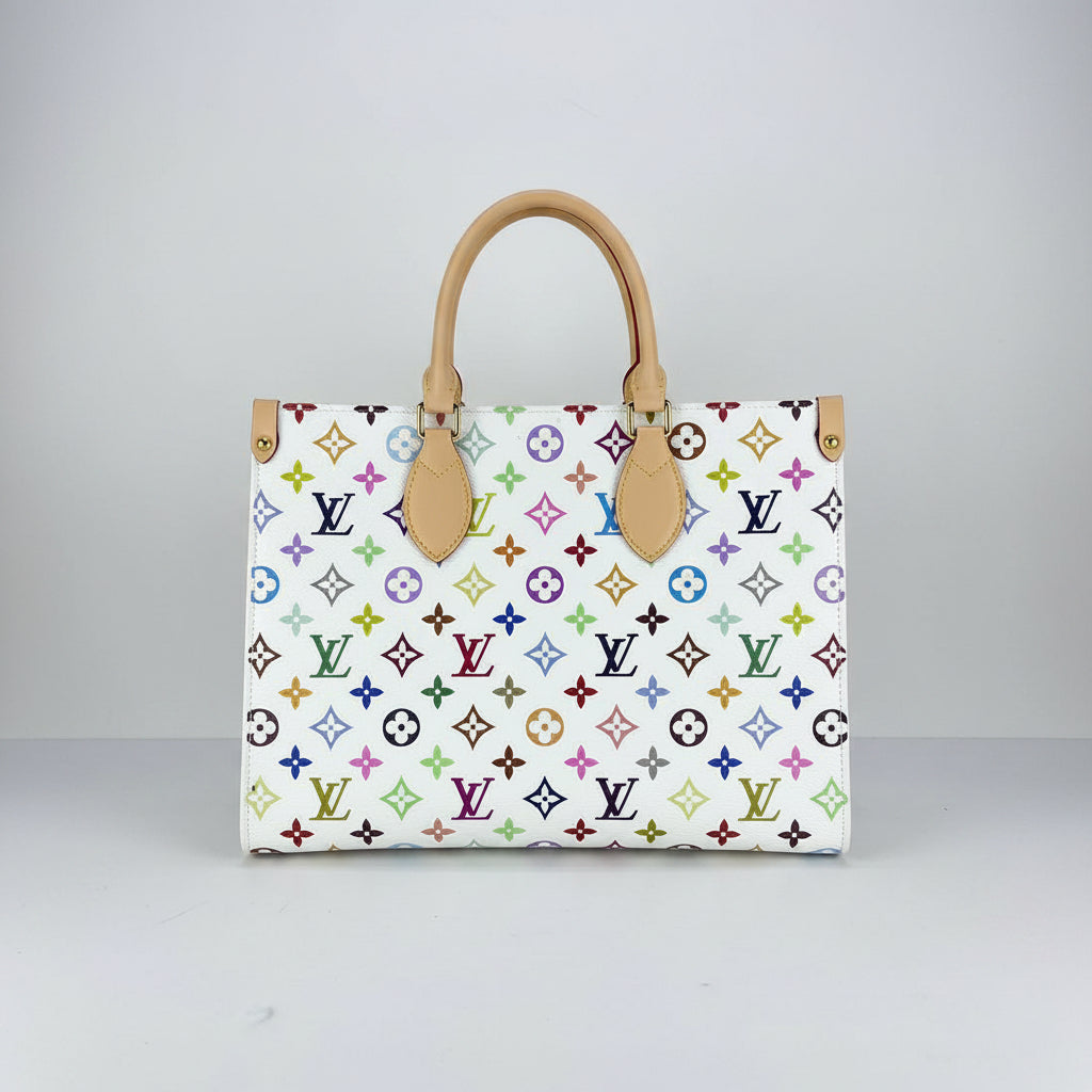 Iconic Monogram Canvas Tote with Signature Leather Handles