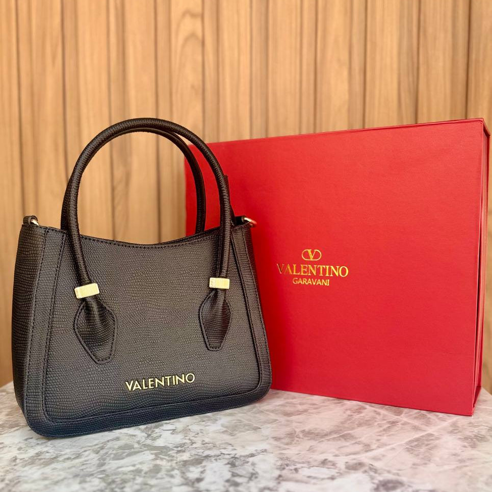 Valentino Garavani Signature Red Structured Handbag