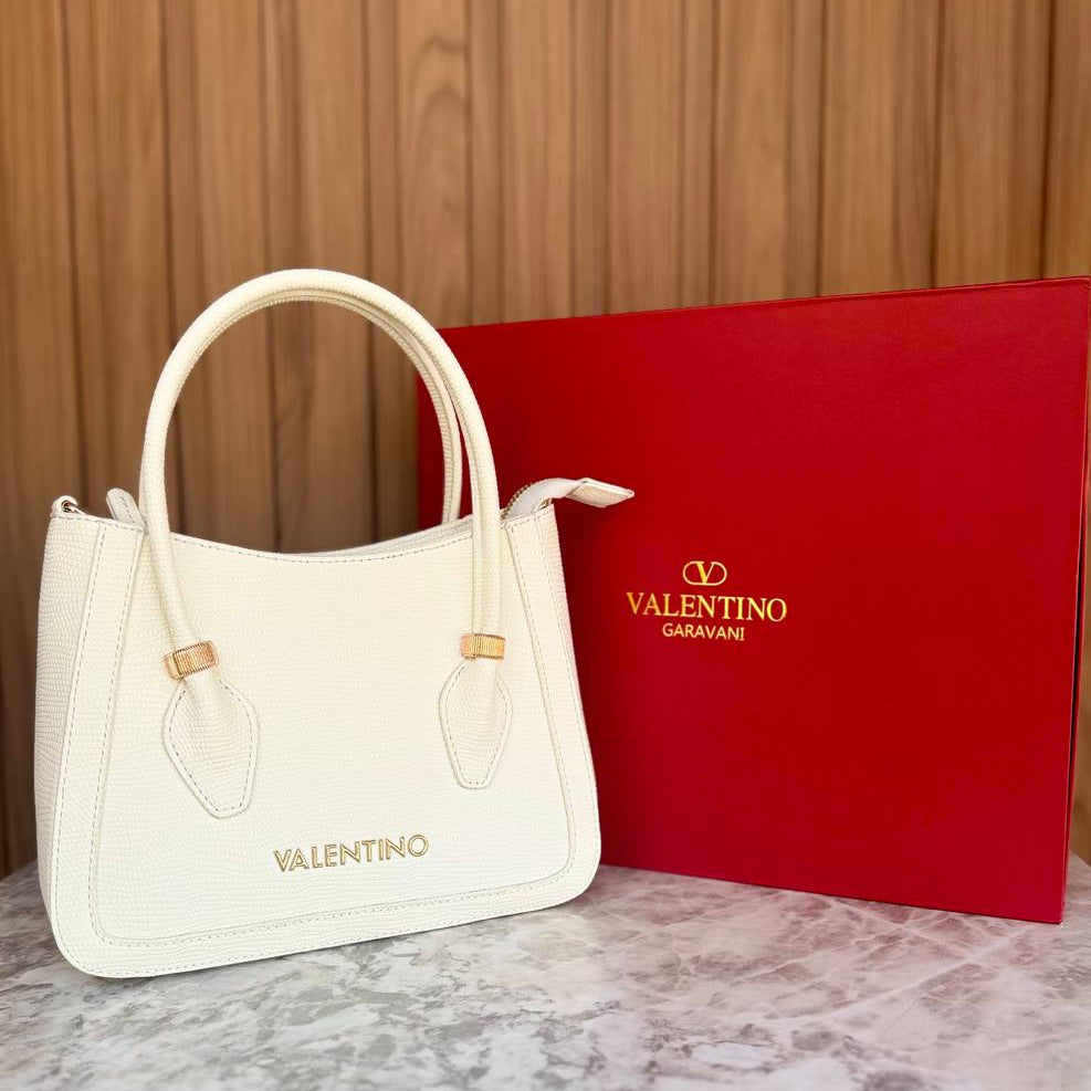 Valentino Garavani Signature Red Structured Handbag