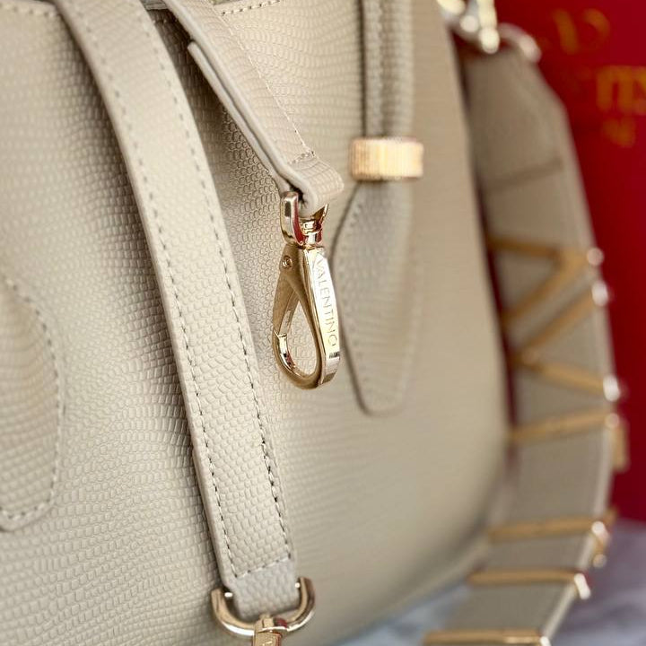 Valentino Garavani Signature Red Structured Handbag
