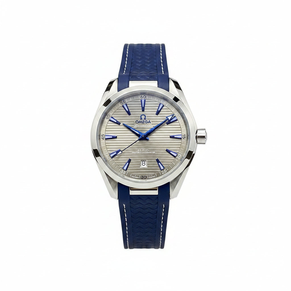 Omega Seamaster Co-Axial Master Chronometer with Textured Rubber Strap