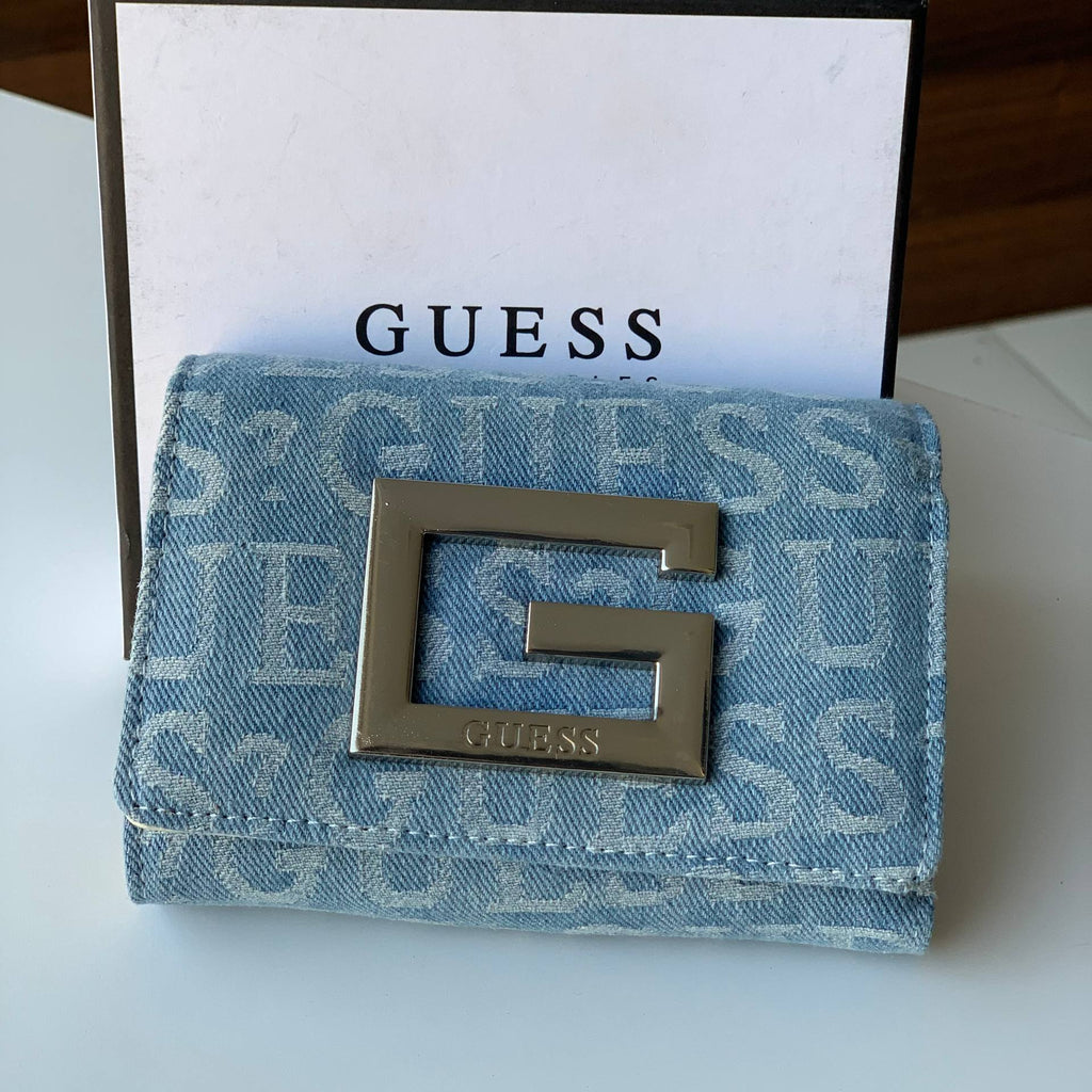 Guess Signature Logo Bi-Fold Wallet