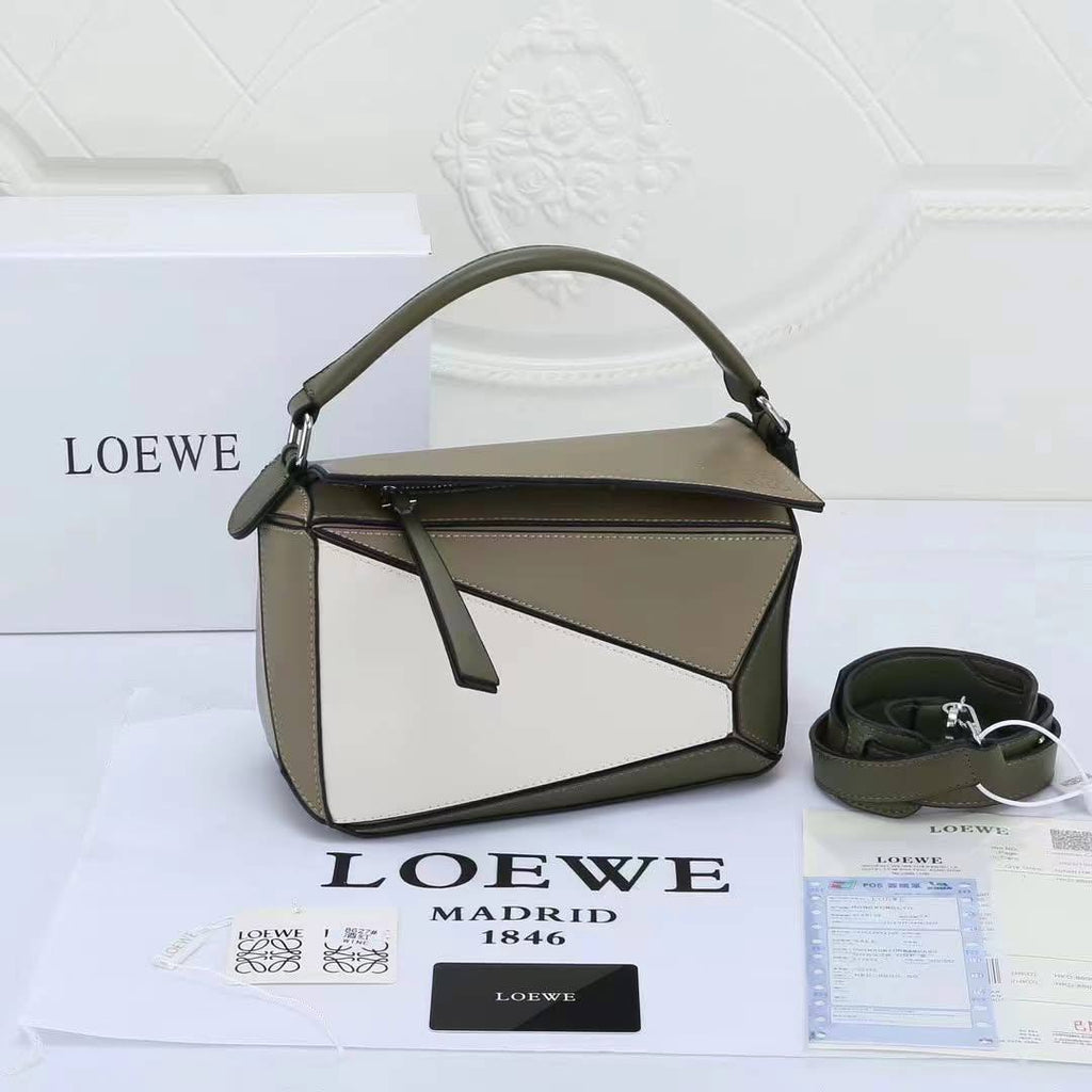 Loewe Puzzle Geometric Leather Handbag