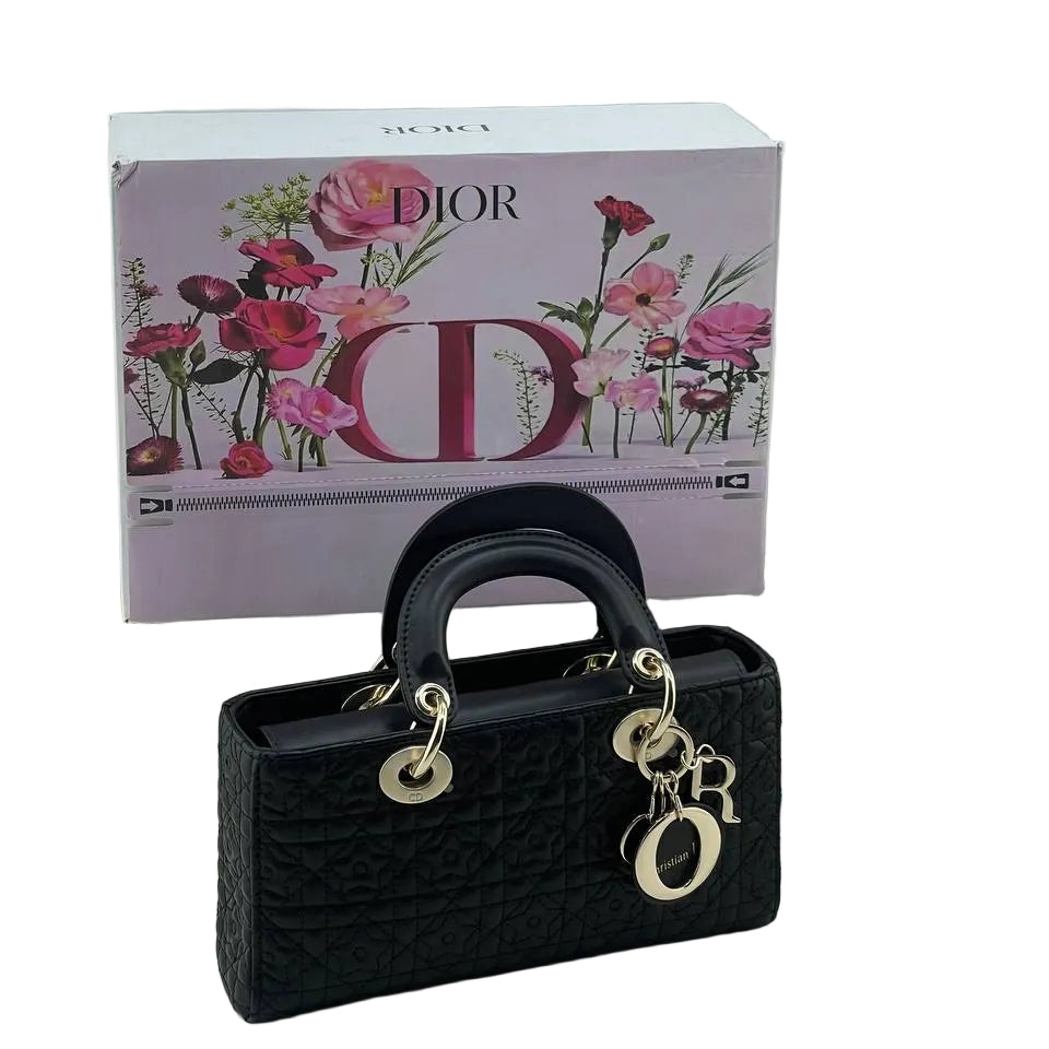 Dior Lady D-Joy Bag in Black Cannage Leather 👜✨🖤