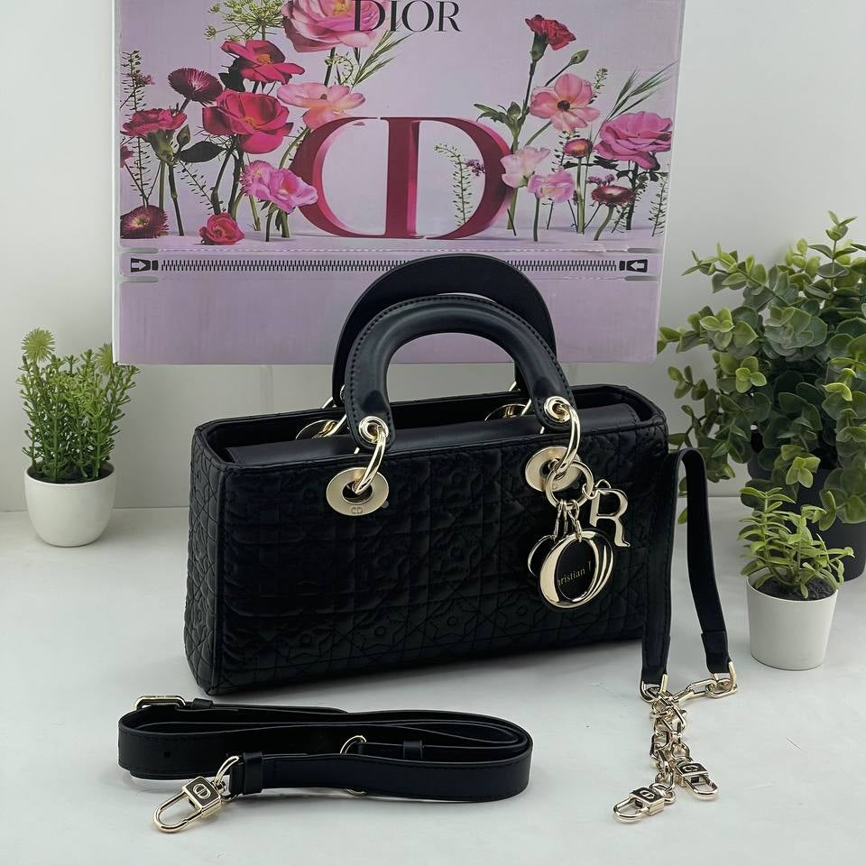 Dior Lady D-Joy Bag in Black Cannage Leather 👜✨🖤