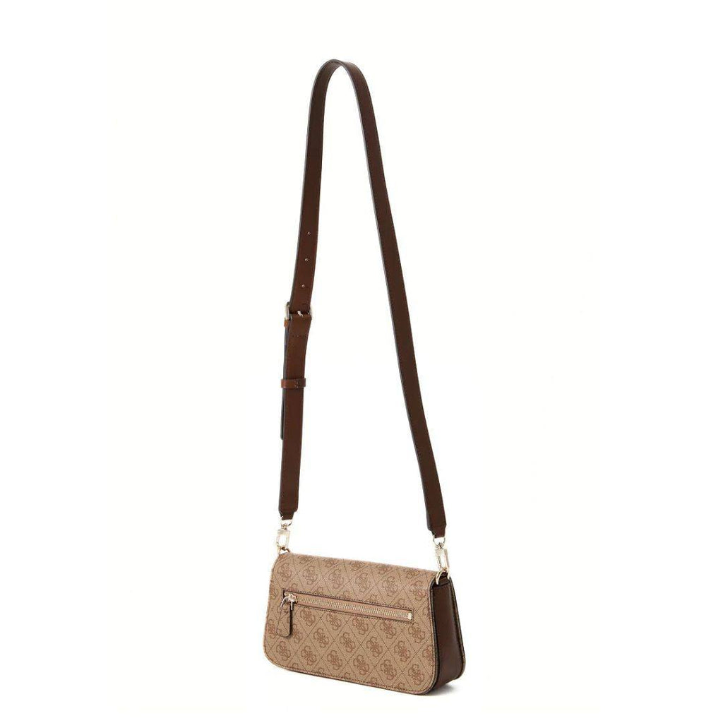 Guess Logo Embossed Shoulder Bag with Versatile Straps 👜✨