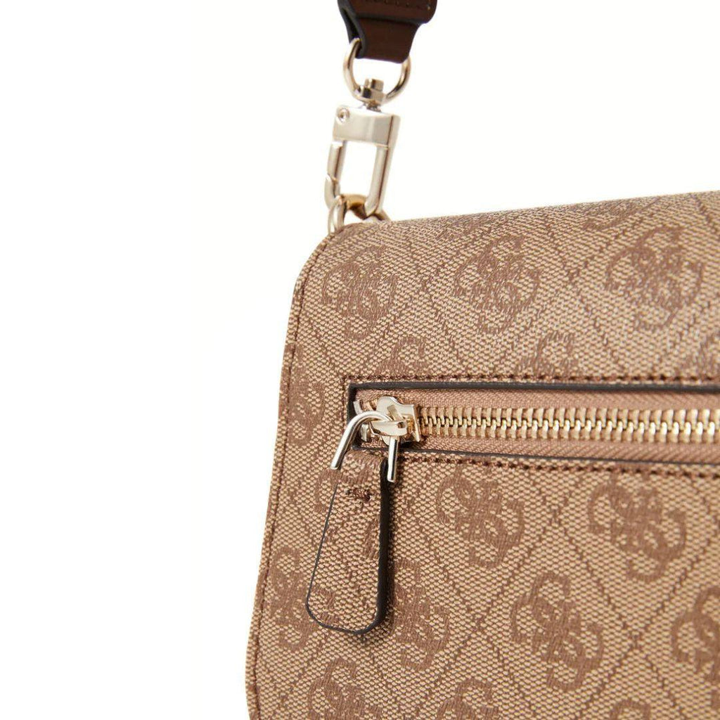 Guess Logo Embossed Shoulder Bag with Versatile Straps 👜✨