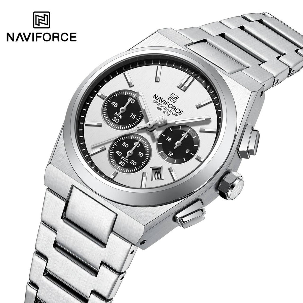 NAVIFORCE Chronograph Stainless Steel Watch