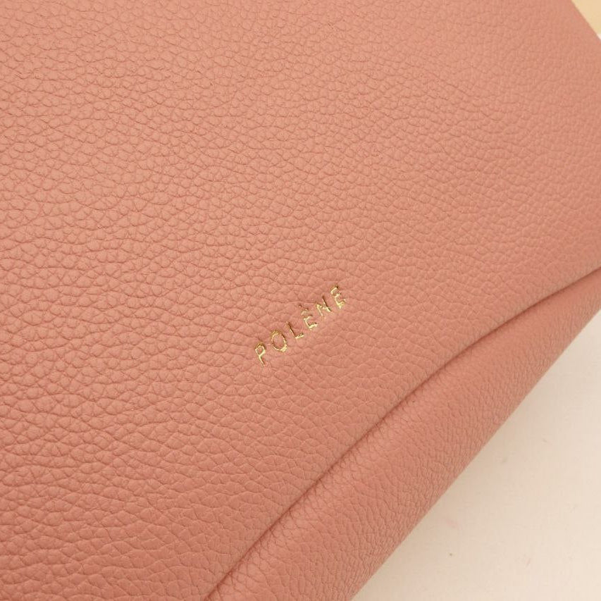 Polene Sculptural Crescent Shoulder Bag in Beige