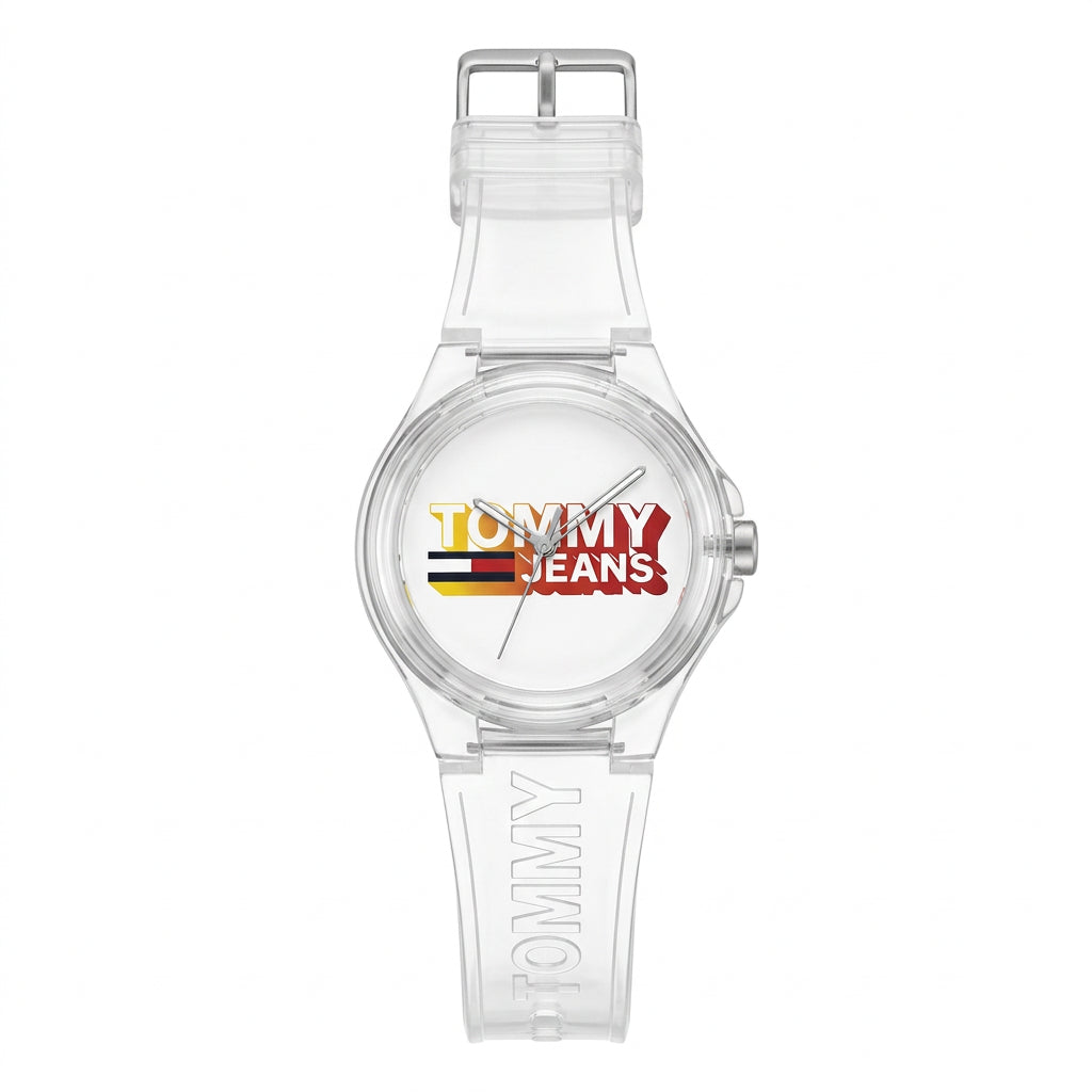 Tommy Jeans Transparent Plastic Sport Watch