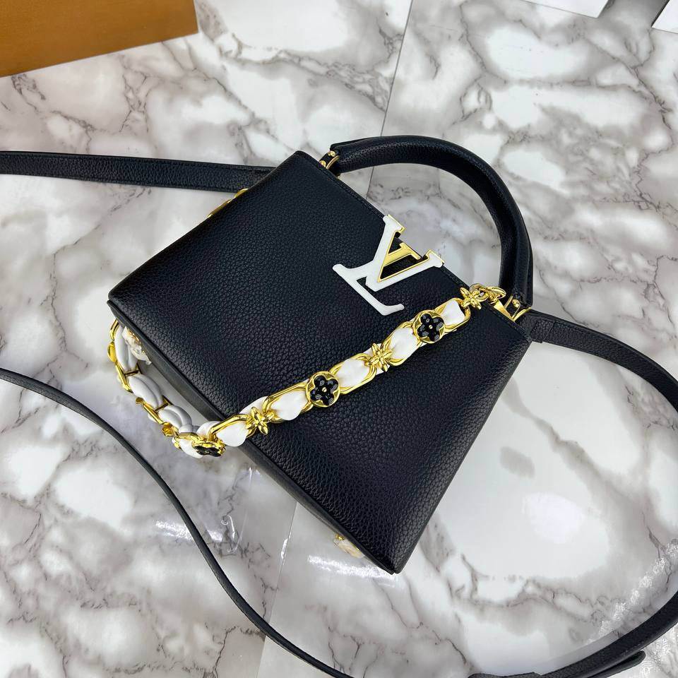 LV Monogram Black & Gold Accent Bag 🖤✨