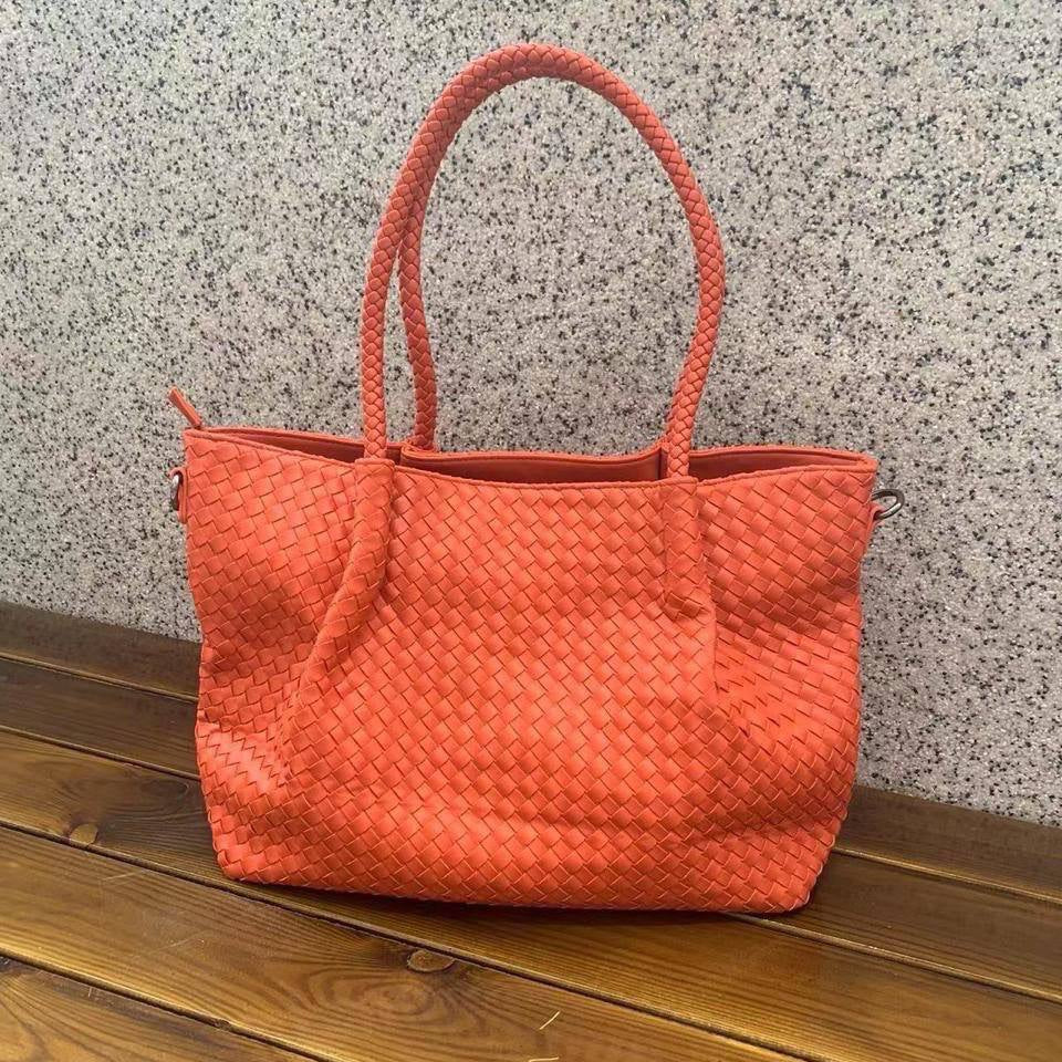 Bottega Style Rainbow Weave Bag 🌈👜✨