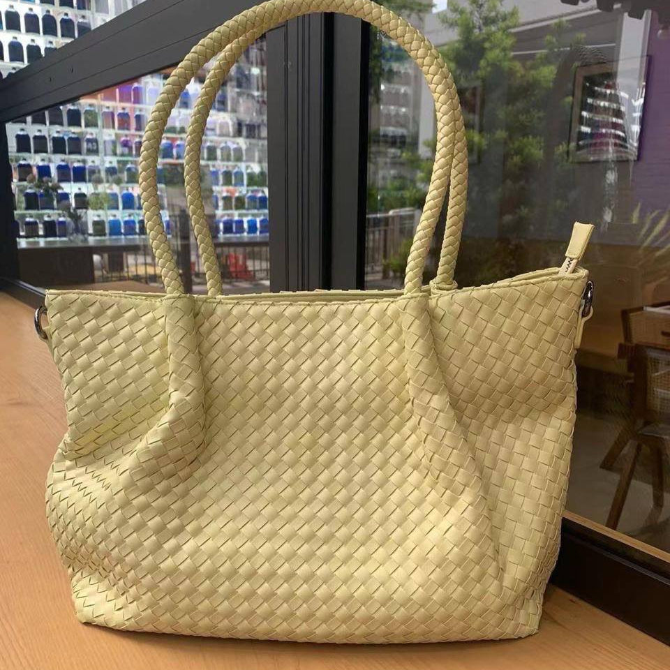 Bottega Style Rainbow Weave Bag 🌈👜✨