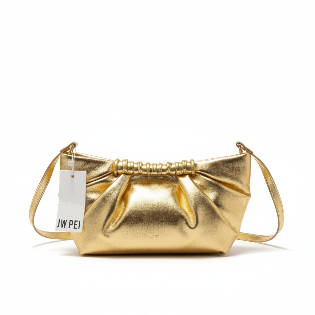 JW PEI: Shimmering Metallic Bag 💫 Silver & Gold Clutch