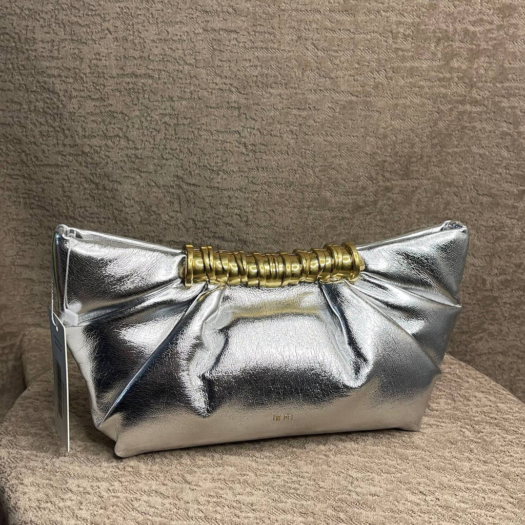 JW PEI: Shimmering Metallic Bag 💫 Silver & Gold Clutch