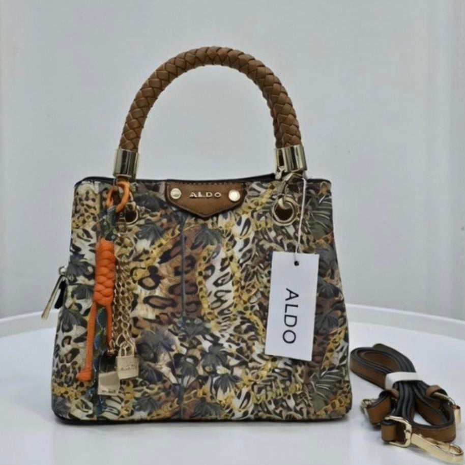 ALDO Crossbody Bag with Gold Medallions 💫