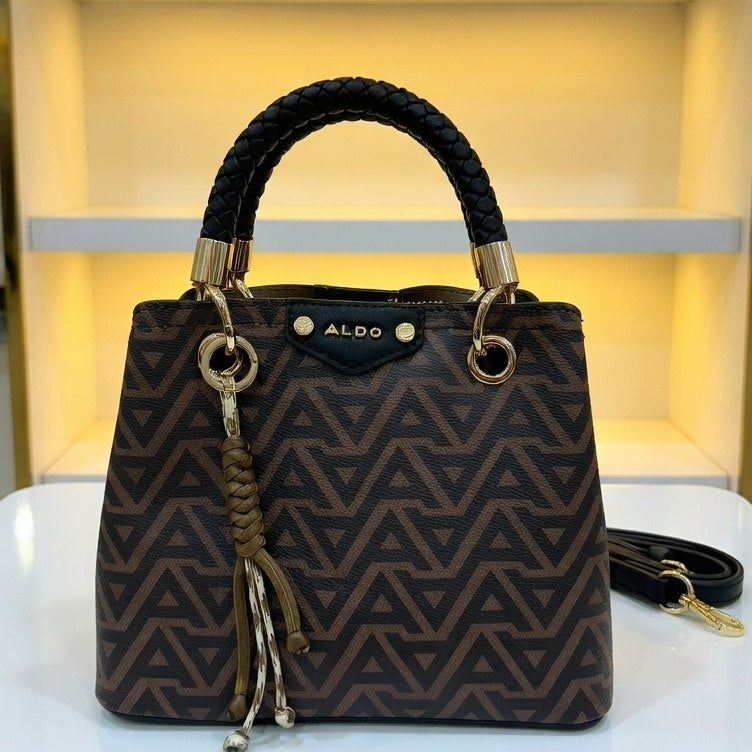 ALDO Crossbody Bag with Gold Medallions 💫
