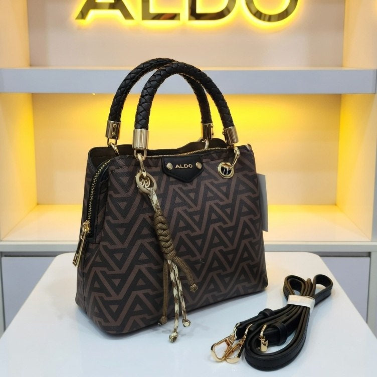 ALDO Crossbody Bag with Gold Medallions 💫