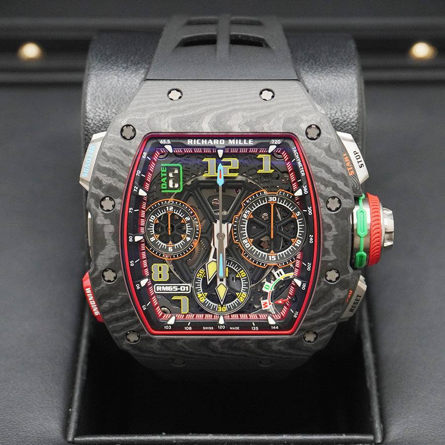 Richard Mille RM 65-01 Carbon Split-Seconds Chronograph Watch 🏎️⌚