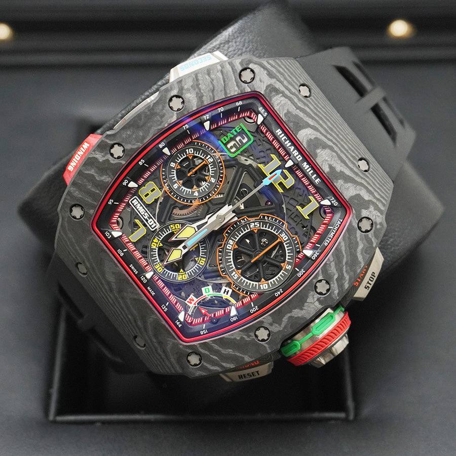 Richard Mille RM 65-01 Carbon Split-Seconds Chronograph Watch 🏎️⌚