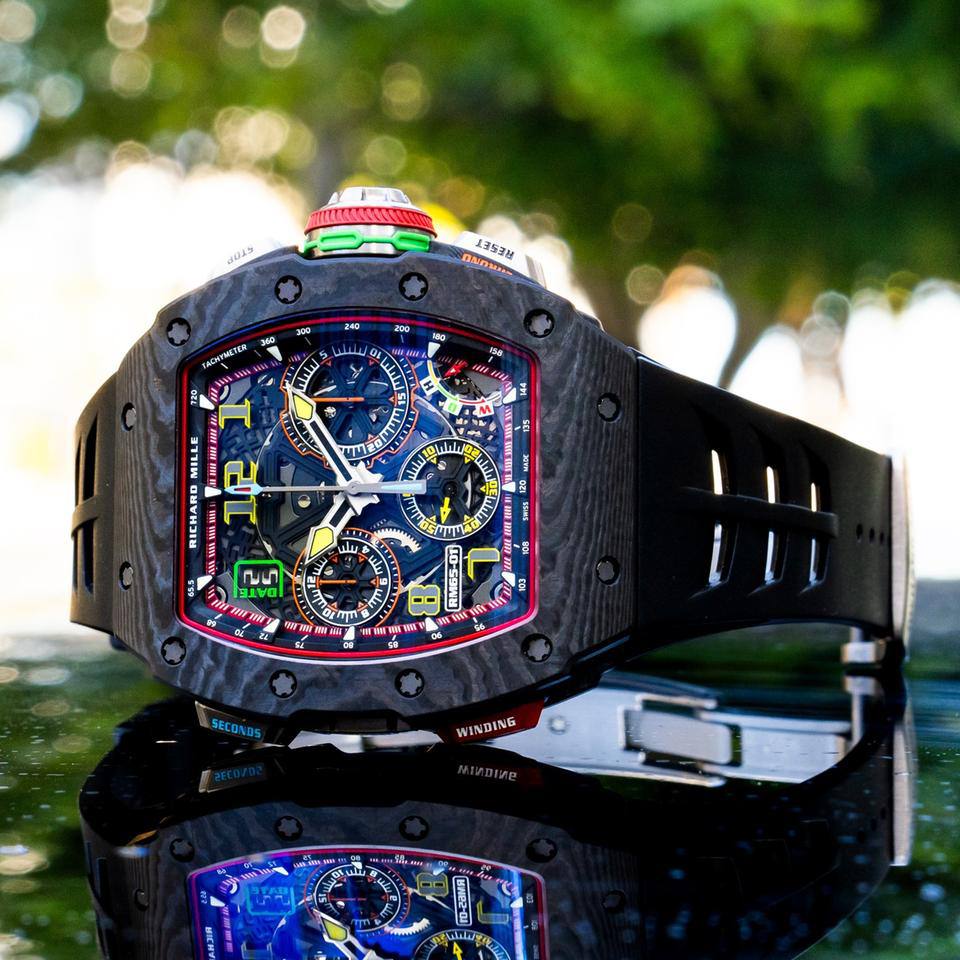 Richard Mille RM 65-01 Carbon Split-Seconds Chronograph Watch 🏎️⌚