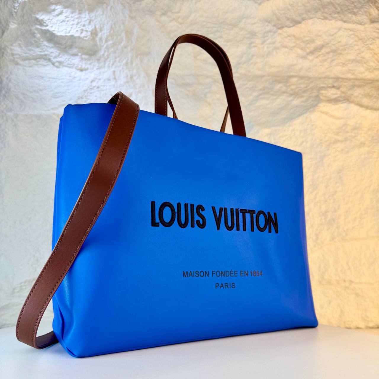 Louis Vuitton Vibrant Green Contrast Tote Bag