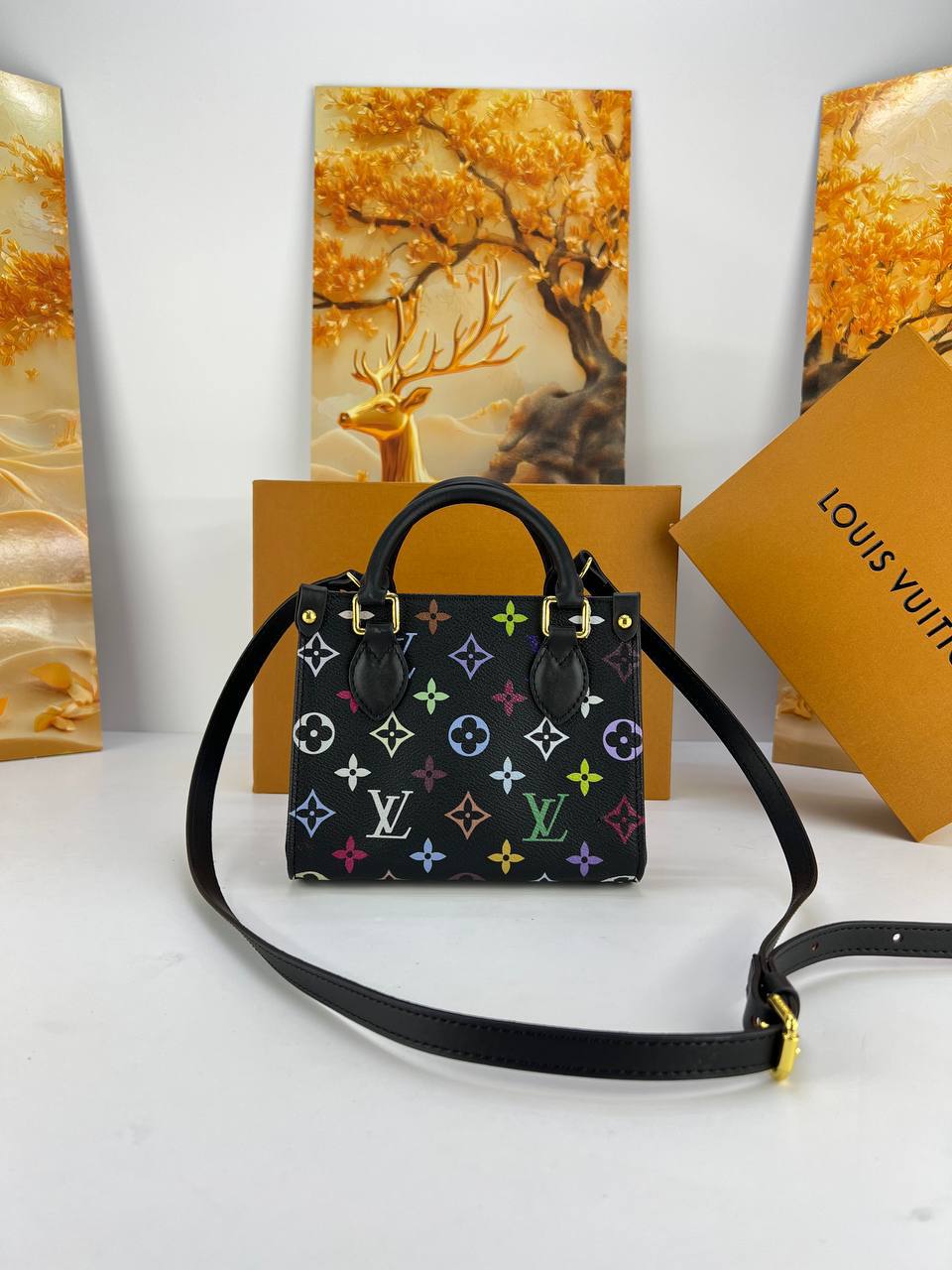 Iconic Monogram Canvas Tote with Signature Leather Handles