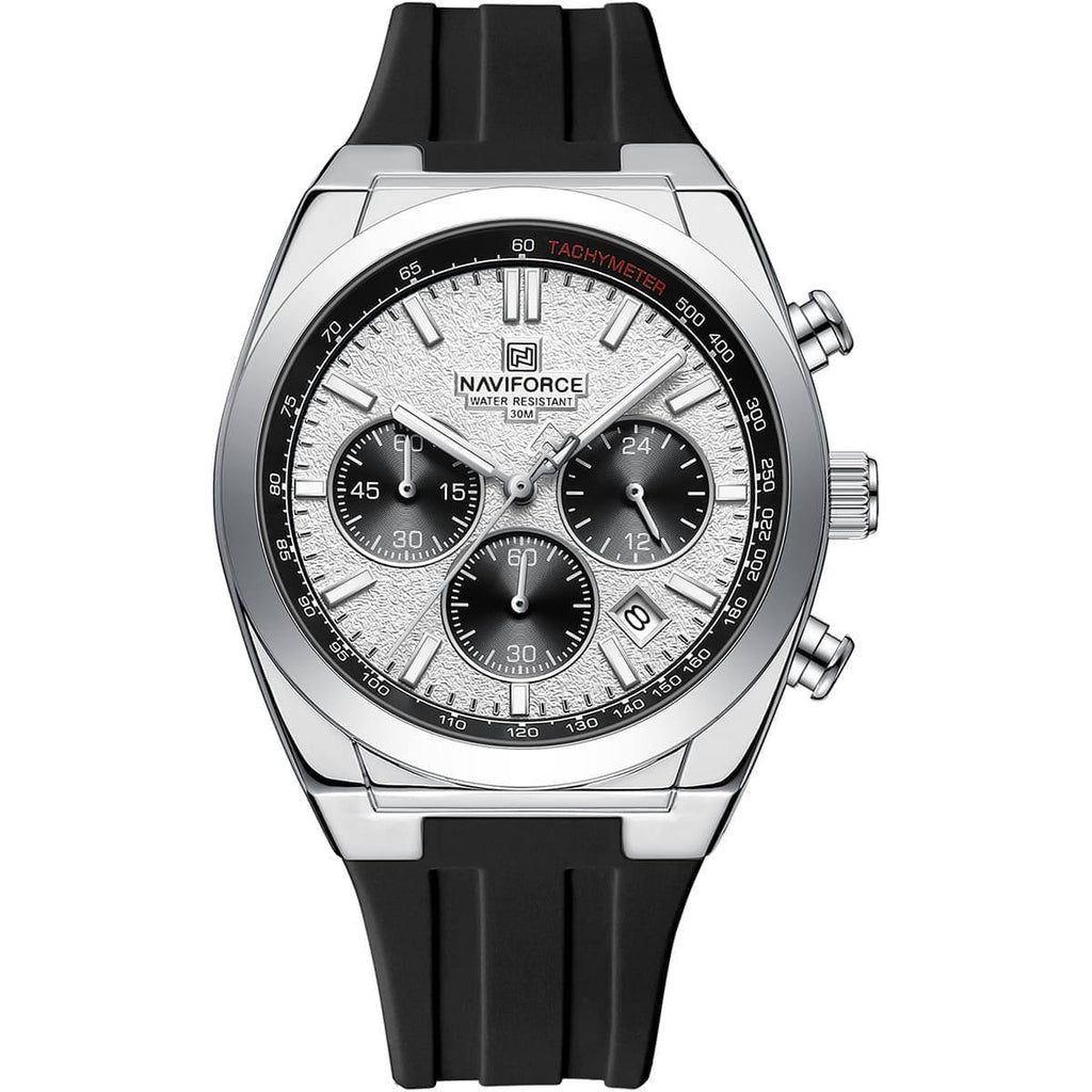 NAVIFORCE Chronograph Watch with Textured Dial