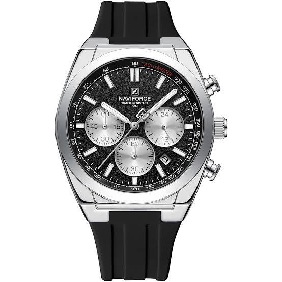 NAVIFORCE Chronograph Watch with Textured Dial