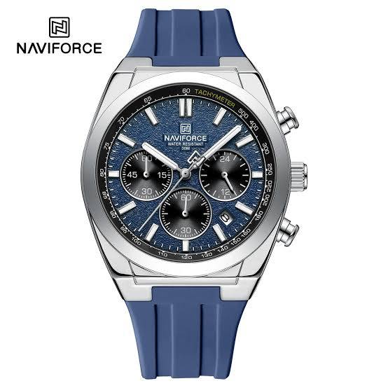 NAVIFORCE Chronograph Watch with Textured Dial