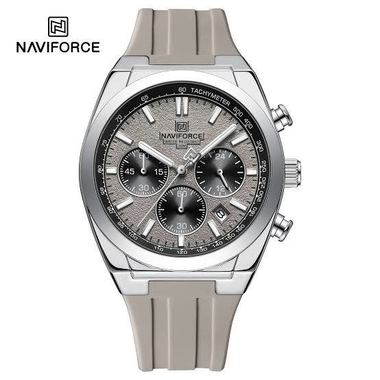 NAVIFORCE Chronograph Watch with Textured Dial