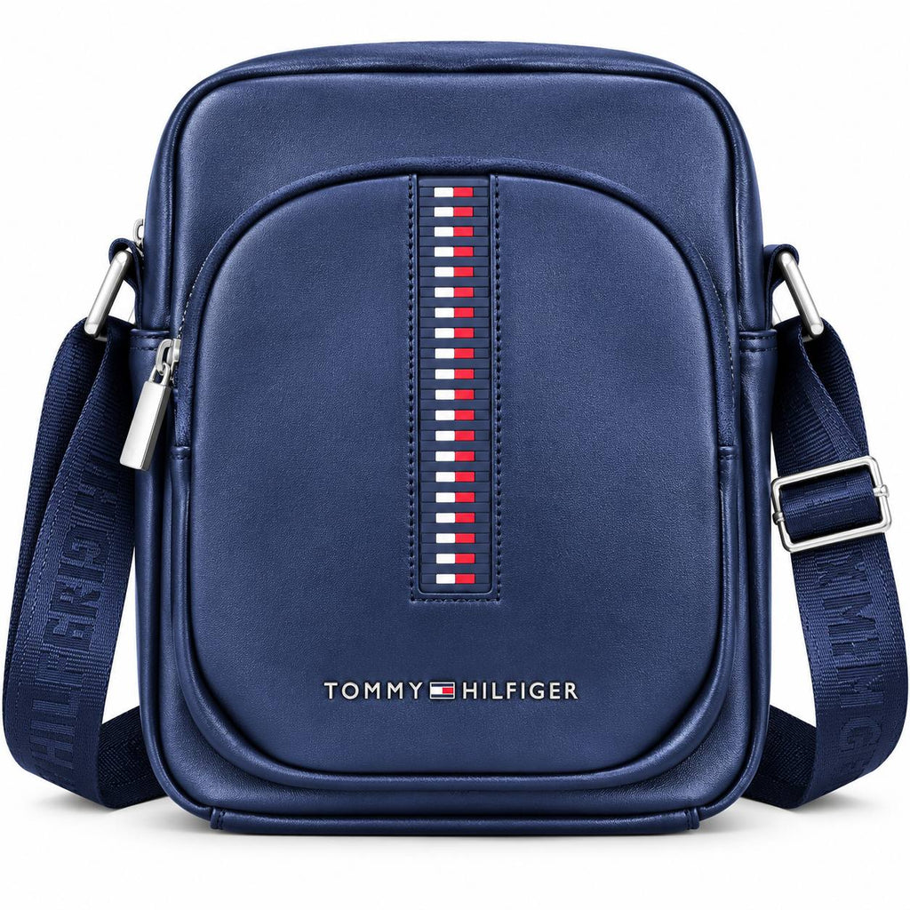 Tommy Hilfiger Signature Stripe Faux Leather Crossbody Bag