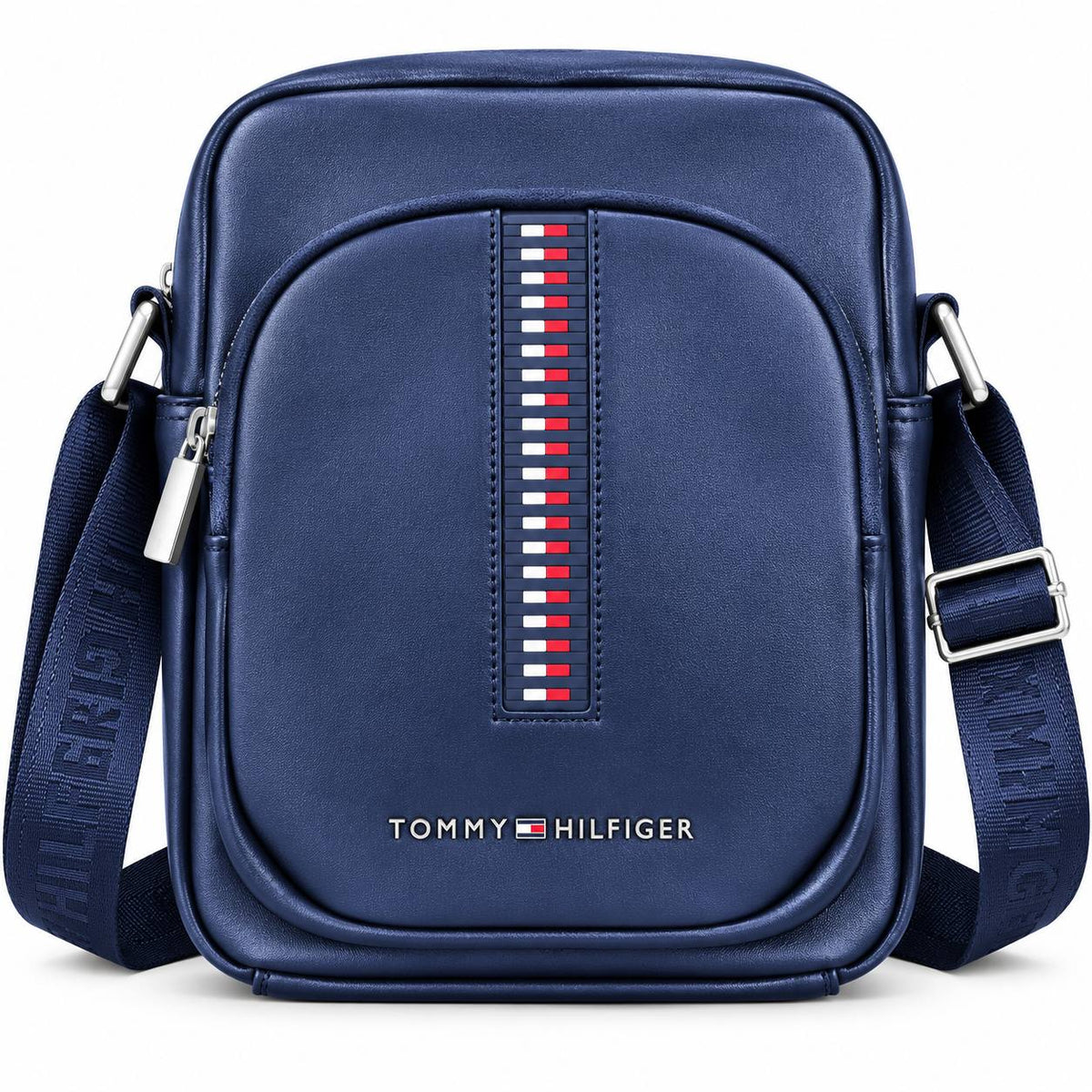 Tommy Hilfiger Signature Stripe Faux Leather Crossbody Bag