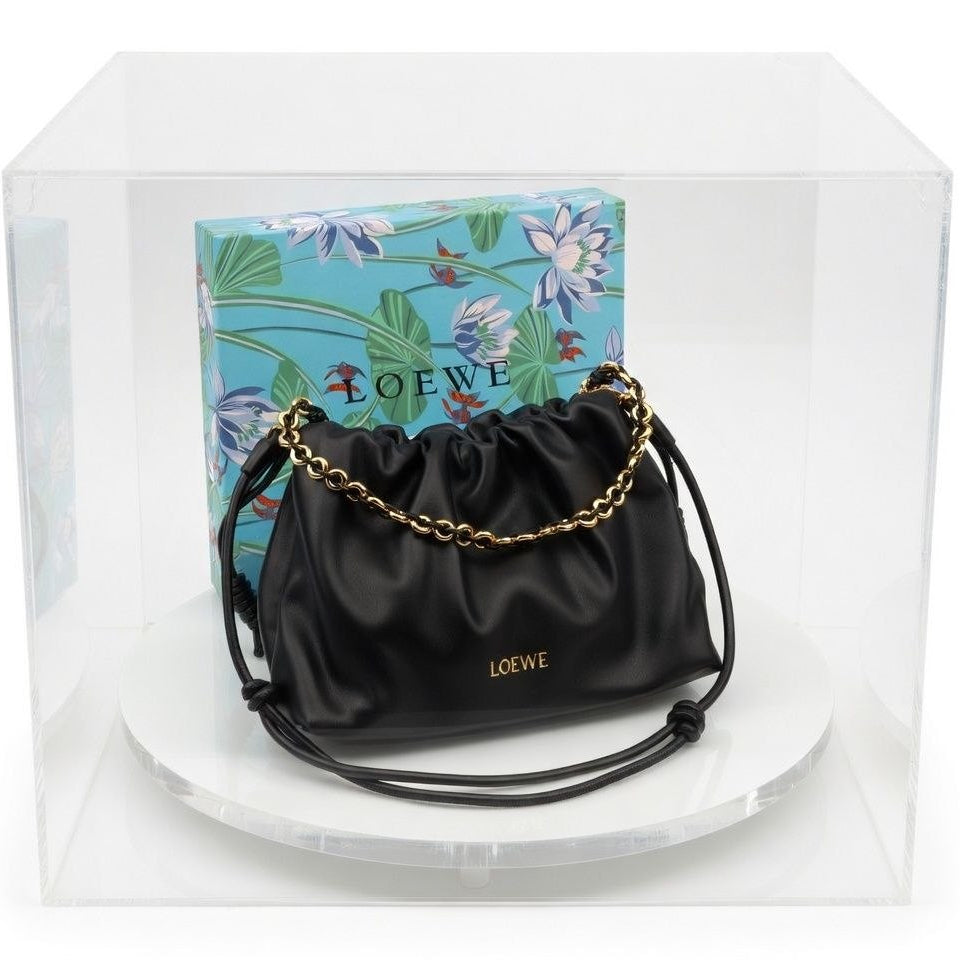 Loewe Soft Blue Mirror Handbag with Chain Detail