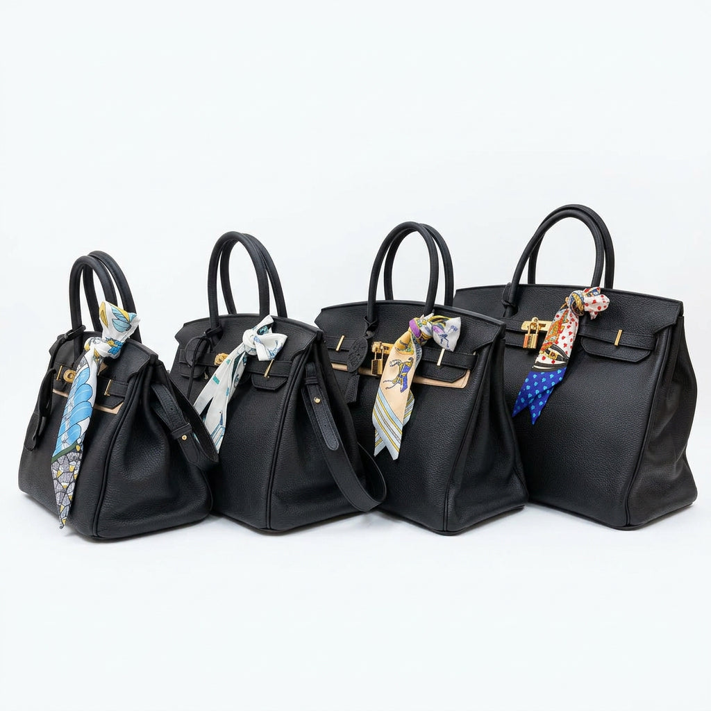Classic Black Genuine Leather Handheld Tote
