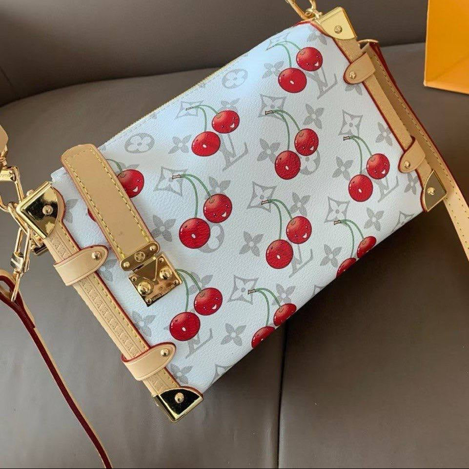 Louis Vuitton Petite Malle Cherry Monogram Trunk Bag 🍒✨👜