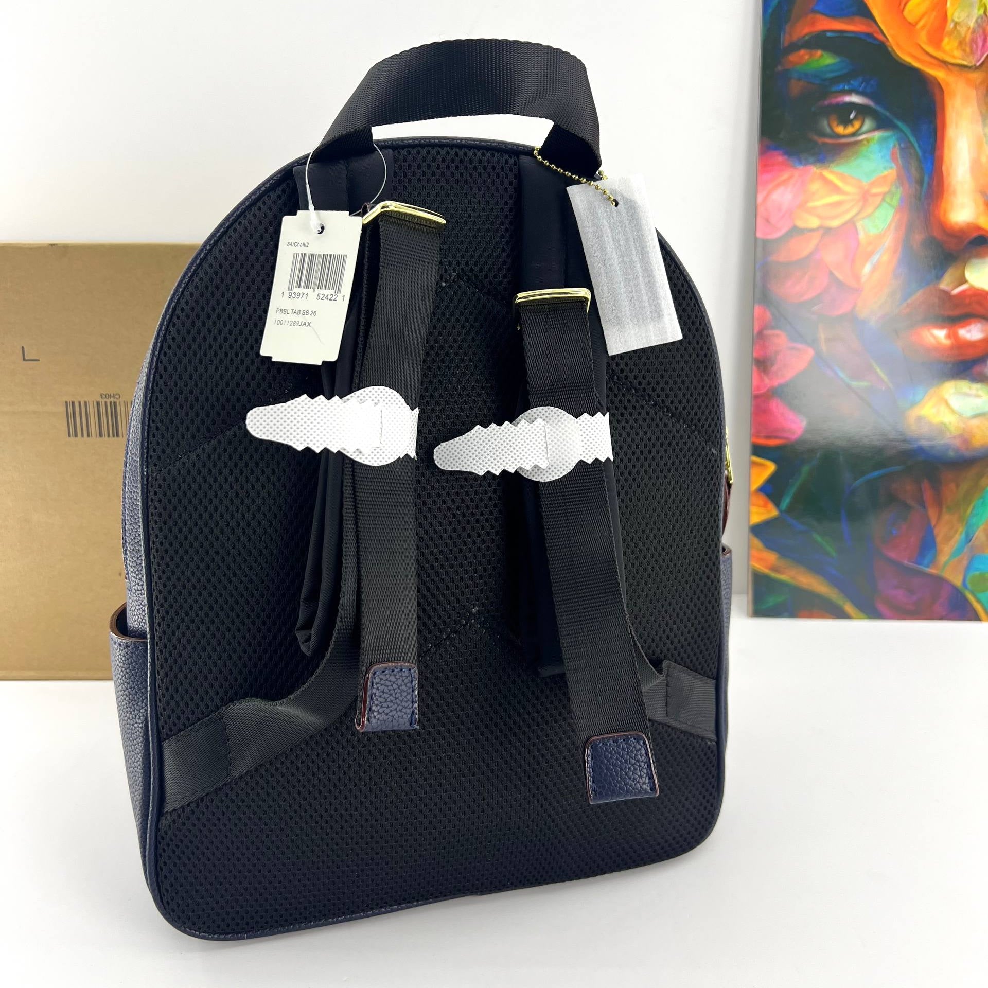 COACH Colorblock Backpack 🎒 Luxe Blue, Brown & Beige