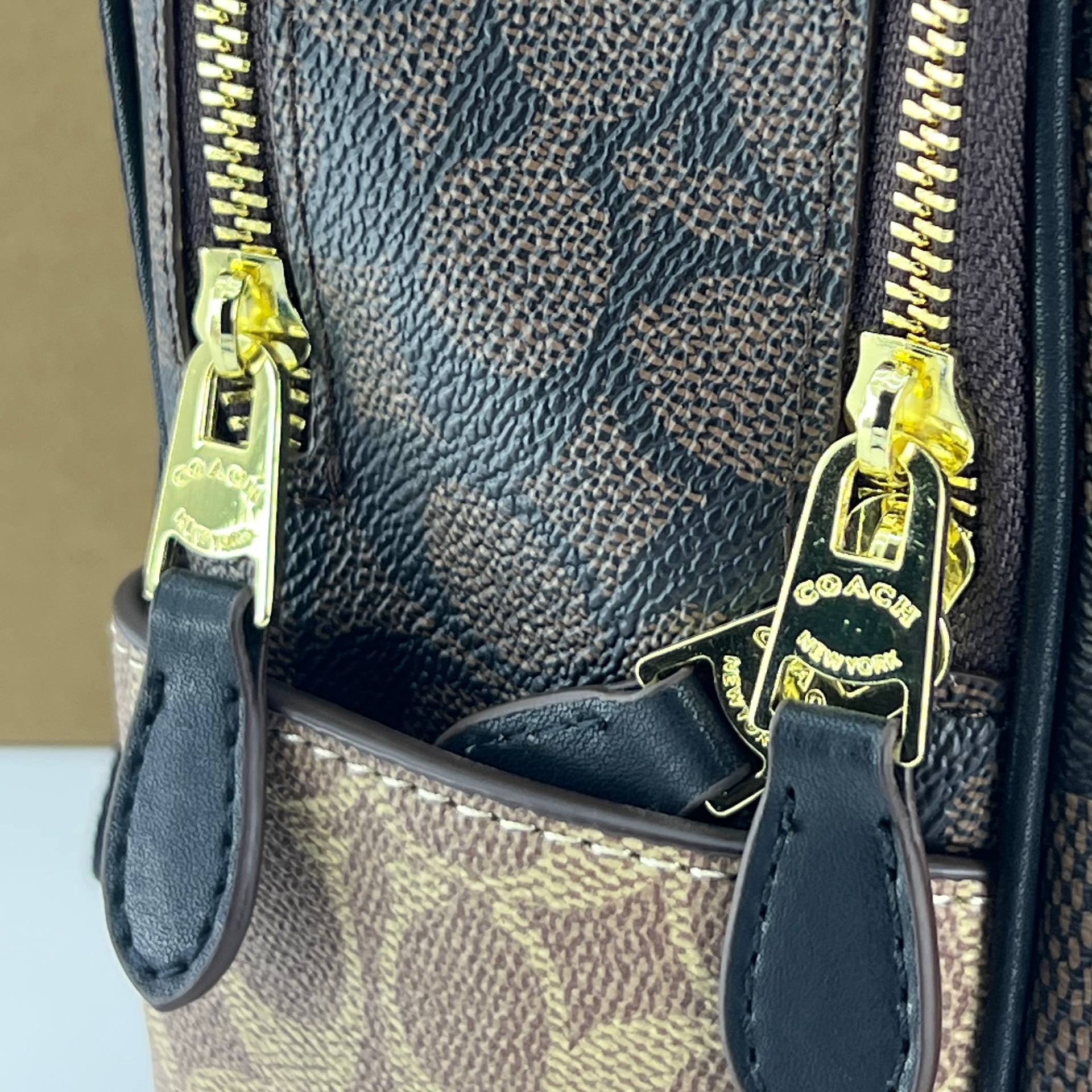 COACH Colorblock Backpack 🎒 Luxe Blue, Brown & Beige