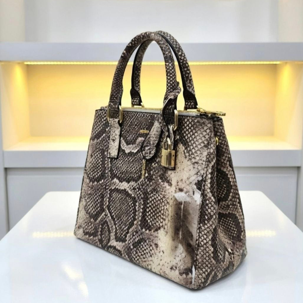 ALDO Lazar Leather Crossbody Bag 👜 Beige, Brown, Black, White