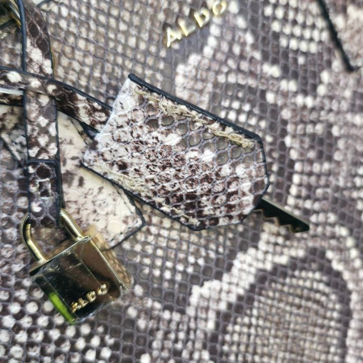 ALDO Lazar Leather Crossbody Bag 👜 Beige, Brown, Black, White