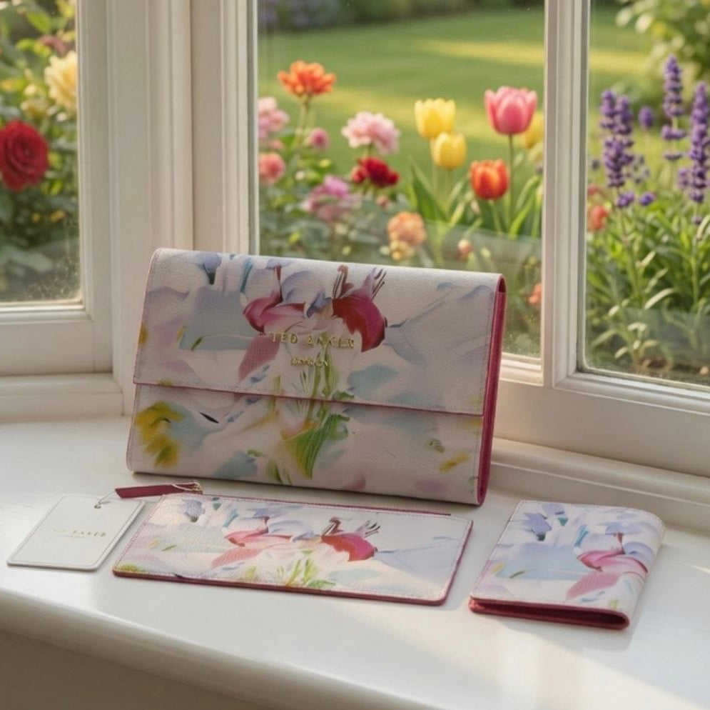 Ted Baker Floral Multi-Task Pouch 🌸💼👝