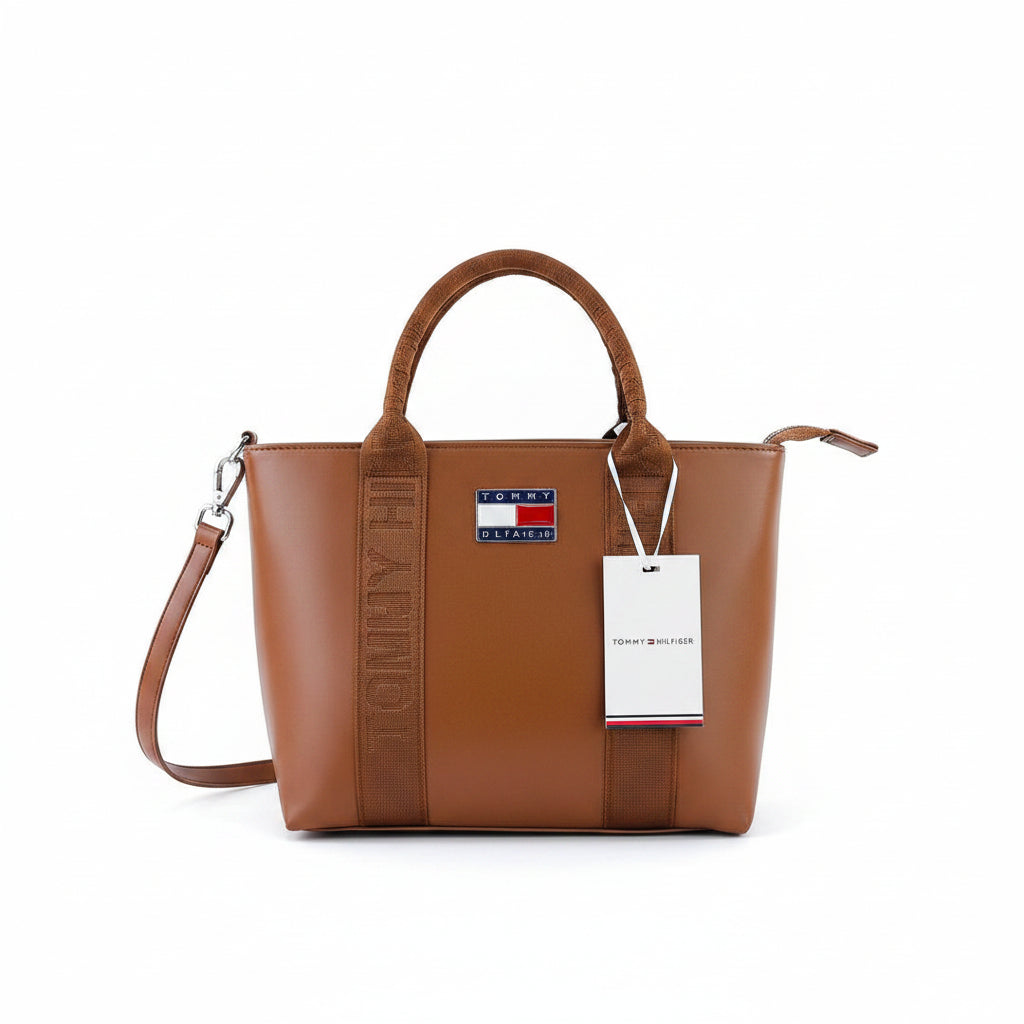 Tommy Jeans Signature Logo Tote with Adjustable Strap