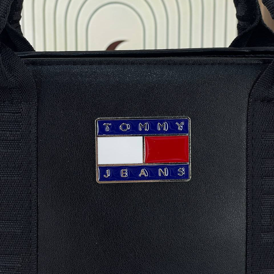 Tommy Jeans Signature Logo Tote with Adjustable Strap